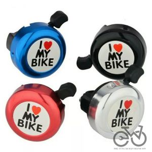 Chuông xe đạp kéo I Love My Bike đa năng gắn ghi đông