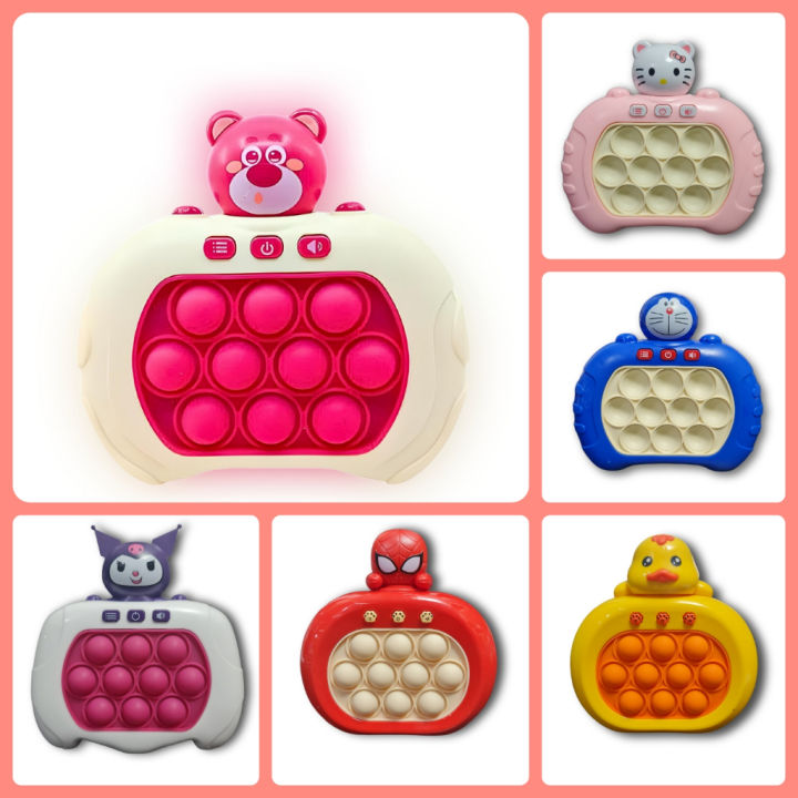 Jeu Pop électronique – Console De Bulles à Presser, Anti-stress Pour Enfants Et Adultes, 4 Modes De Jeu (alimentation AAA)