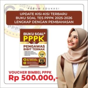 Buku PPPK Formasi Pengawas Bibit Ternak Update kisi - kisi Terbaru Buku Soal dan Pembahsan FR Soal Asli