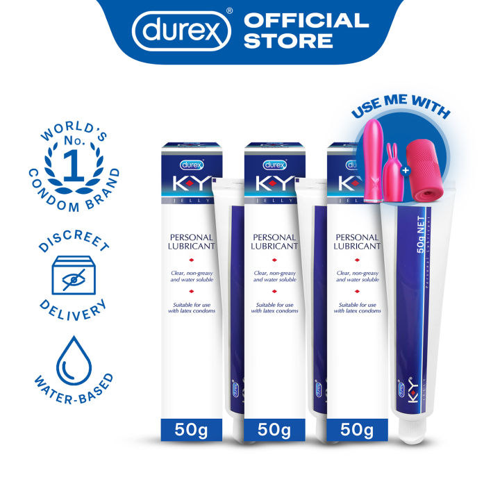 [Bundle of 3] Durex KY Jelly Personal Lubricant 50g Lazada Singapore