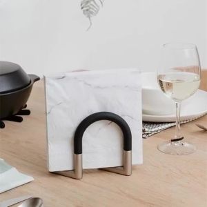 xpkQ Nordic Minimalist Style Tissue Vertical Metal Tissue Holder Indoor Desktop Place Tissue Caddy PracticalKitchen Storage Q8H3K