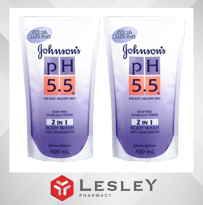 Johnsons pH in Body Wash Refill 500ml (Twin Pack) 500Ml