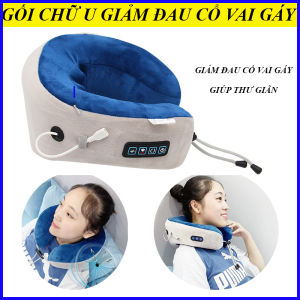 Gối massage cổ vai gáy chữ U hỗ trợ giảm đau nhanh chóng