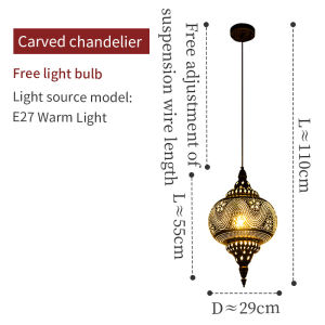 เอเชียตะวันออกเฉียงใต้ลมอุตสาหกรรมโคมไฟระย้าความคิดสร้างสรรค์ของบุคลิกภาพโคมไฟวินเทจบาร์ร้านกาแฟร้านนวดเดินระย้า