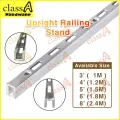 ClassAHW AA Upright Railing System Railing for Shelf or Display Shelf 3ft 4ft 5ft 6ft 8ft. 
