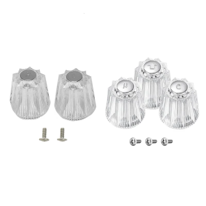 2/3pcs Acrylic vòi thay thế knobs nóng và lạnh vòi hoa sen núm vòi hoa sen xử lý cho bồn tắm và vòi hoa sen S
