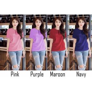 dandelia / oneck wanita / kaos polos wanita dewasa / kaos oneck wanita polos /  kaos wanita / kaos polos cotton combed 30s / kaos oblong lengan pendek / atasan wanita / fashion wanita