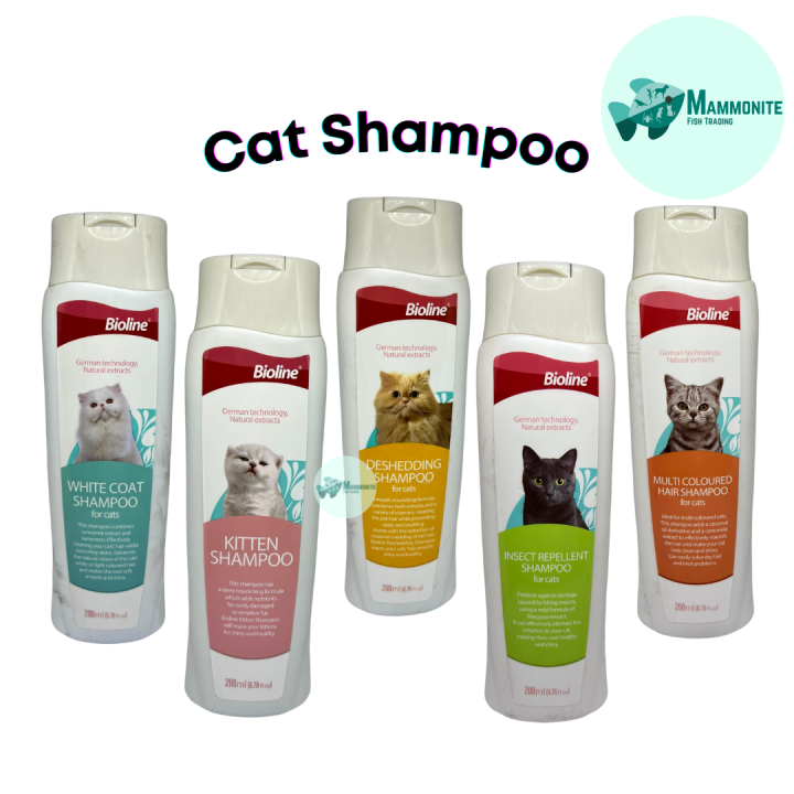 Deshedding shampoo for outlet cats