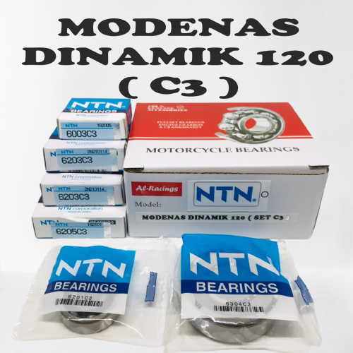 NTN MODENAS DINAMIK 120 ( 6pcs/SetC3 ) 100 ORIGINAL Made In JAPAN