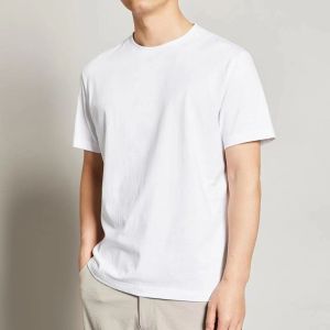 2022 New Summer Short Sleeve T-shirt Mens Korean Loose Round Neck Half Sleeve Student T-shirt Trend Mens Base Top