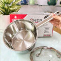 Quánh inox 3 lớp liền khối Kalpen Emer EM16 size 16cm, bảo hành 30 năm chuẩn Đức. 