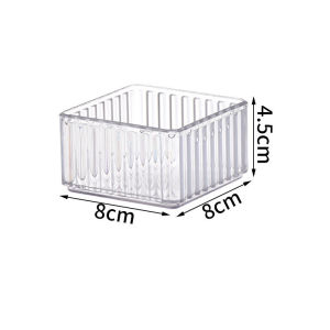 [HCM] Khay Chia Ngăn Kéo Trong Suốt Khay Nhựa Đựng Mĩ Phẩm Có Thể Xếp Chồng -Hesede