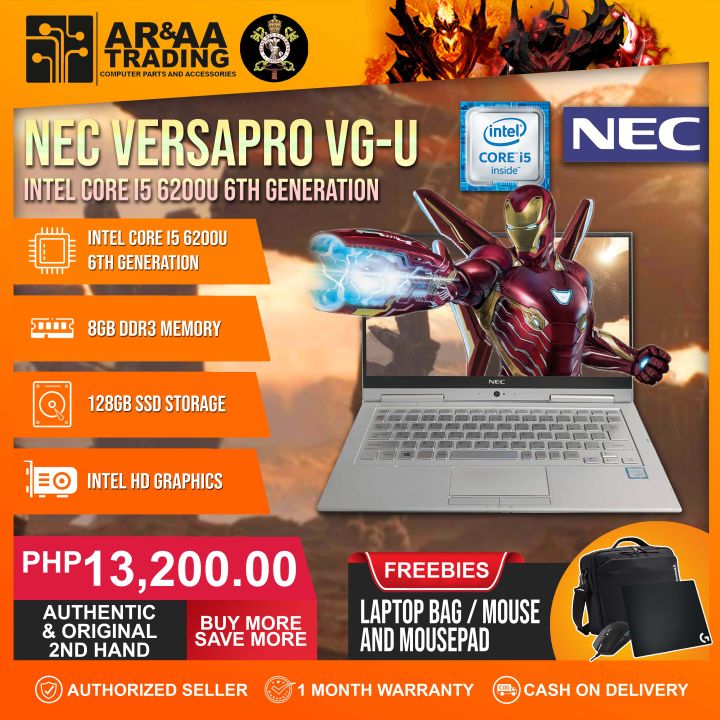 💻 Laptop NEC Versapro VG-U Intel Core i5 6200U 6th Gen 8GB DDR3 