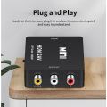 [HDMI to AV] Bộ chuyển đổi Video HDMI sang AV 1080p Công cụ chuyển đổi tổng hợp Tương thích HDMI với RCA CVSB L / R. 