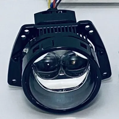 โปรเจคเตอร์ไฟหน้า Bi LED 3 นิ้ว 2 เลเซอร์ RHD ระยะไกลสุด ปูถนนกว้าง เส้นตัดแสงคมชัด ปลั๊กแอนด์เพลย์ เหมาะใช้งานไม่จำหน่ายแค่ Hilux Revo D-Max Range