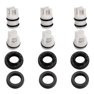 JAYNEBIO Universal Pressure Washer Repair Kit 220V Leak Fix Washer Replacement Parts Portable Check Valve Kit for Cleaning Machine Water Pump Accessories