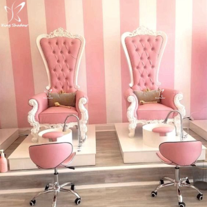 Queen Pedicure Spa Chair Manicure Pedicure Spa Massage Chair Hotel Lobby High Back King Throne Chairs