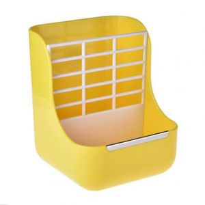 CUTE 2 in 1 Less Wasted for Grass Cage Accessories Guinea Pig Food Container Rabbit Hay Feeder Hamster Feeder Small Animal Supplies Rabbit Feeding Bowl