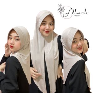 COD Hijab Segitiga Instan Jersey PET Antem Kerudung Segitiga Instan PET Jersey Premium