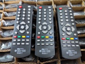 Điều khiển đầu thu VTC Digital 1900 1530 nhánh 1 Remote dùng cho tivi Điều khiển đầu thu VTC Digital
