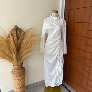 Olivia Dress Bridesmaid Kondangan Wisuda Gamis Polos Mix Payet