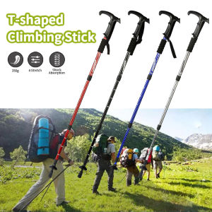 Adjustable Shock-Absorbing Trekking Poles-350g Ultralight Durable Walking Trekking Pole Hiking Stick Walking Pole Stick (51-110cm)