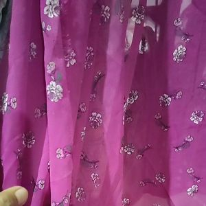 9 Printed Chiffon Fabric sold per yard