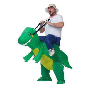 BaoNanLong Inflatable Costume for Halloween Funny Riding Inflatable Dinosaur Costume  COS Animal costume