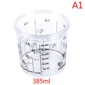 LEI Plastic Paint Mixing Cup PP Hard Plastic Tune Paint Cup with Cover