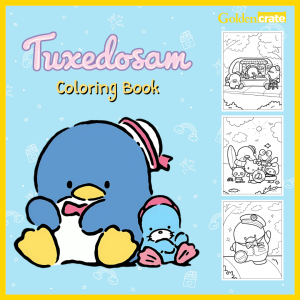 Sanrio - Tuxedo Sam Coloring Book – 20 Pages | Screen-Free Activity for Kids Age 4+