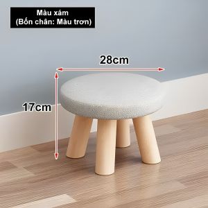 NES Ghế gỗ ngồi bệt Ghế đôn sofa Ghế bàn trang điểm gác chân( giá thật chất lượng)dễ tháo rời và lắp ghép