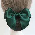 women for work hair net with ribbon black hair net for women long hair hair net for kitchen bunet for women hairnet with ribbon for women Vintage Headwear Female Nurse For Girls Hotel Hairgrips Cover Net Women Spring Clip Ponytail Clip Korean Bun Snood. 