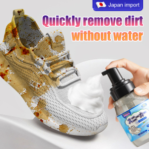 ZZD(SG local sellers)Japan Original Shoes Cleaning Foam White Shoes Cleaner Wash-Free Shoes Whitener Deodorization Sneaker Cleaner Stain Remover 99.9% Anti-Bacterial 300ml