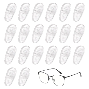 G14 Eyeglasses Nose Pad 20Pieces Flexible Silicone Nose Cushions For Secure Wear And Comfortable Glasses Part
