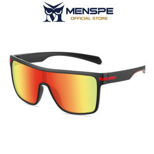 MENSPE Polarized Sunglasses Men Women UltraLight Square Oversized Mirror Sun Glasses Eyewear Frame Square Sun Glasses Travel Male Shades Brand Design Sun Glasses For Male Driving Fishing UV400 Goggles