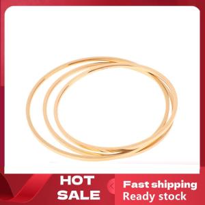 🚚【Local Express Delivery】🚚 Titanium Steel Simple Plain Circle Thin Bangle For Women Vintage Bracelet Jewelry Pary Gift