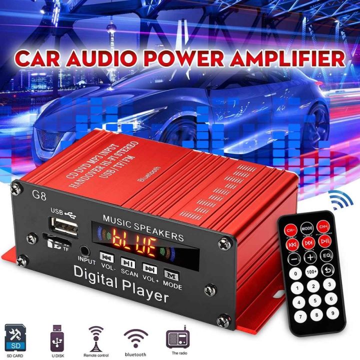 Car Audio Power Amplifier Audio Stereo HiFi 12V 200W Lazada Indonesia