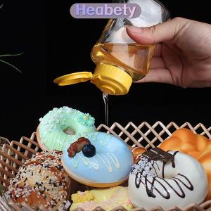 Heabety Nhựa mật ong bóp chai gia vị Ketchup máy rút lật cap bơm lại xi-rô lọ leakproof Container có thể ép chai