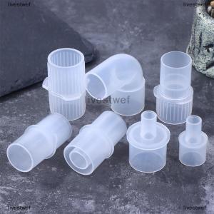 [COD] livestwef 15mm To 22mm Anesthesia Breathing Circuit Corrugated System Straight Connector Veterinary Tool PP Material