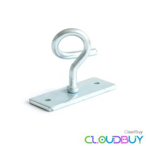 C.B.【Ready in Stock】 FTTH/FTTX Fiber Optic Cable Hanger Hook Pole Fiber Cable C Clamp