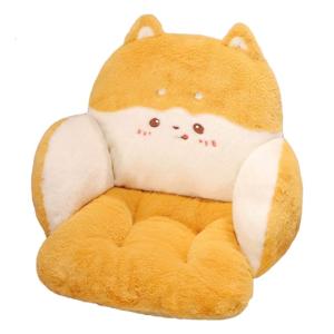 Animal Shaped Lumbar Support Cushion Soft and Elastic Pillow for Comfortable Sitting for Students Gamers Office Use