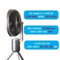 Quạt tích điện đa năng Kalpen thương hiệu Đức, Quạt tuần hoàn không khí đa năng 8 cấp độ, động cơ DC siêu bền. 