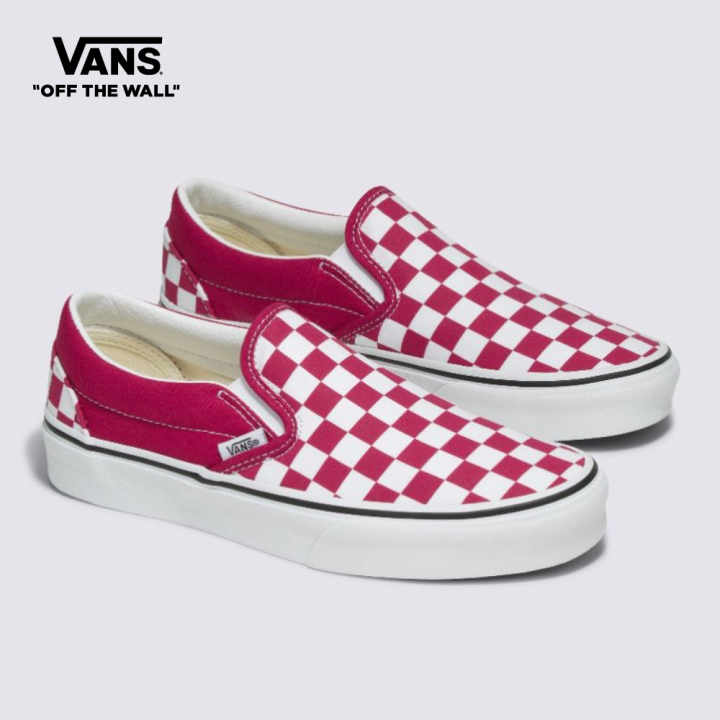 Vans Classic SlipOn Slipons Women (Unisex US Size) RED VN000BVZC9L1