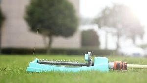 15Hole Automatic Garden Oscillating Sprinkler Adjustable Irrigation Agriculture Lawn Watering System