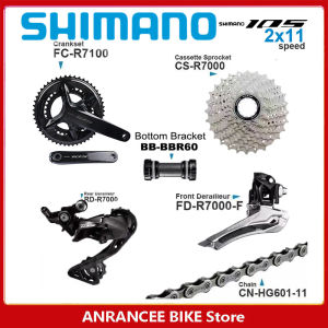 Shimano 105 R7000 Groupset 2x11 Speed Road Bike R7100 Crankset Front Rear Derailleur Cassette Chain BB Bikes Parts
