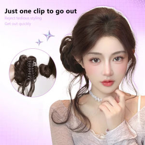 Wig Hair Clip Messy Curly Hair Wigs for Women Wig Bun Hairpin Bud Hair Claw Clip