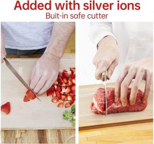 Disposable Plastic Cutting Board with Sliding Cutting Tool Custom Disposable Cutting Board for Cooking Prep Camping 一次性砧板 一次性塑料切菜板 一次性砧板 干净卫生