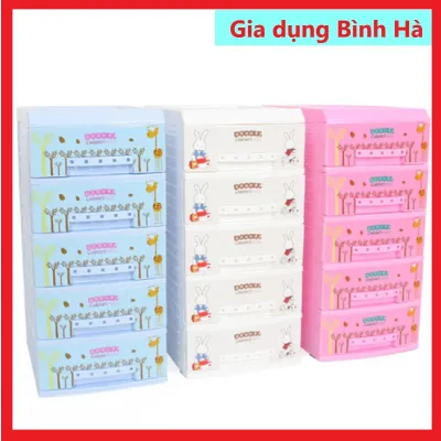 Tủ đựng đồ mini đoremi 345 tầng nhựa Song long (giao màu ngẫu nhiên)