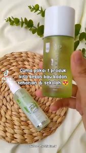 Deodorant Spray Alami SR12 Mengatasi Bau Badan Mencerahkan Ketiak Aman Untuk Anak