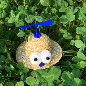 Mũ cho chó thú cưng nhỏ mũ rơm đáng yêu tre-chuồn chuồn Mũ trang phục cho mèo Puppy mũ che nắng mùa hè chó nhỏ dễ thương mũ nón